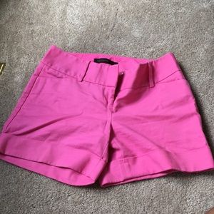 Pink dress shorts